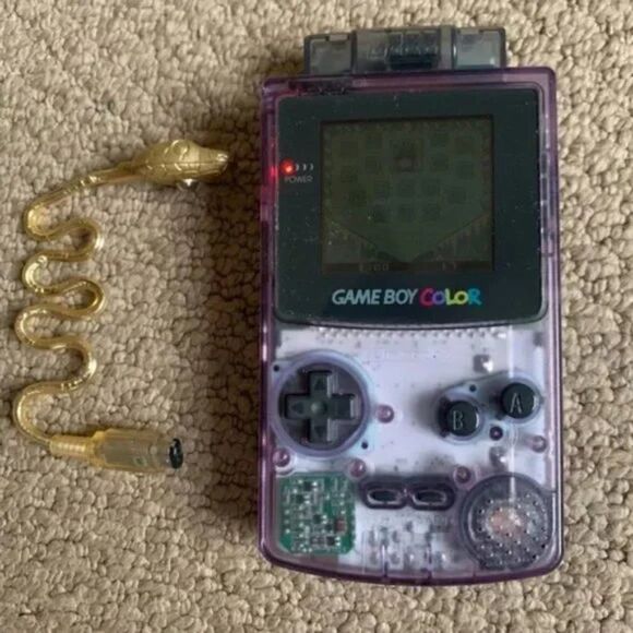 Nintendo Purple Game Boy Color w/Worm Light (game NOT included) ⭐️ - Picture 3 of 4